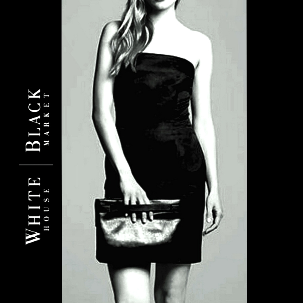 White House Black Market Strapless Dress ❤️